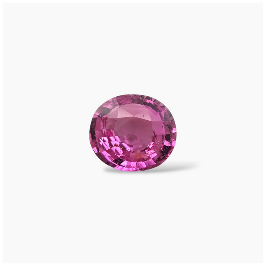 buy Natural Pink Sapphire Stone 3.05  Carats Oval Shape 9.5x8.5 mm