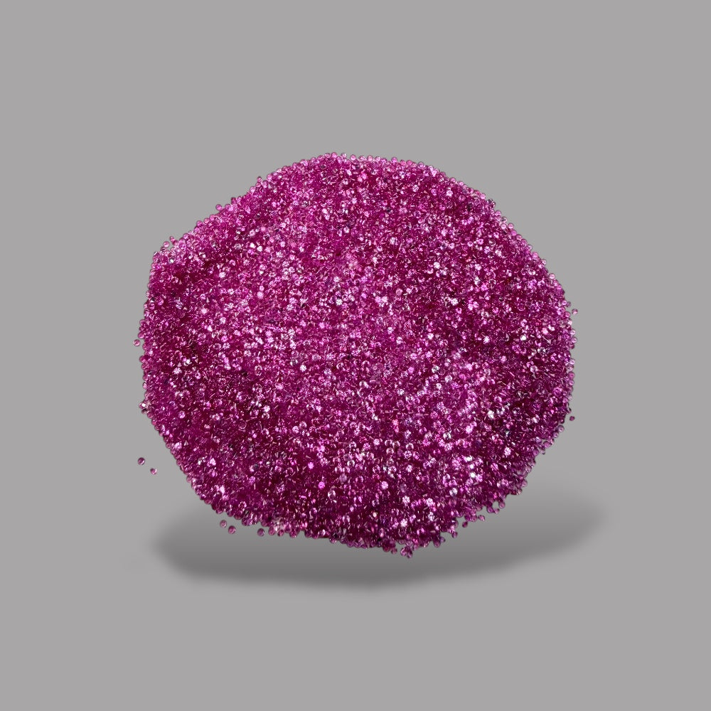 Natural Pink Sapphire Stone From 0.9 mm Size Price Per Carats (Total Size 100 Carats)