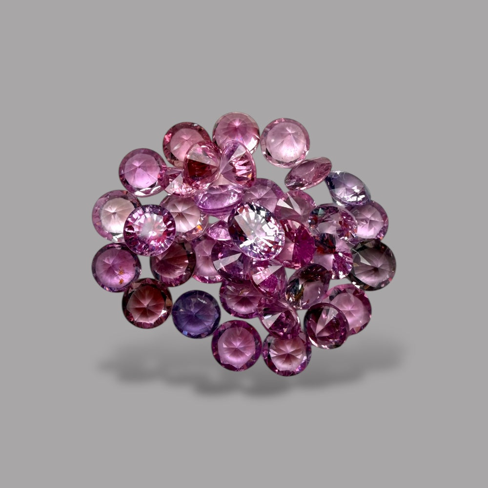 Natural Pink Sapphire Stone From 1mm - 5mm Size Price Per Carats (Total 7 Carats)