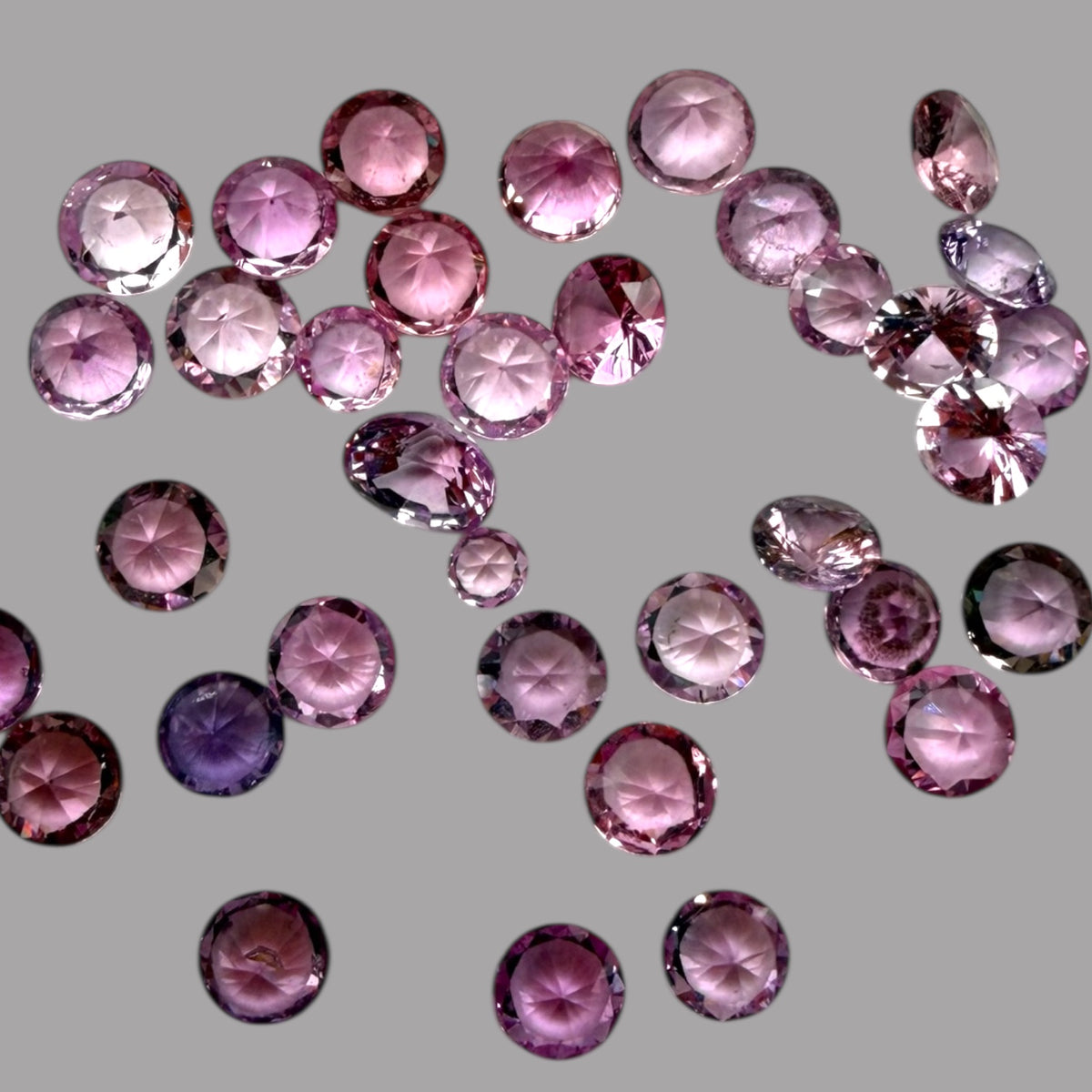 Natural Pink Sapphire Stone From 1mm - 5mm Size Price Per Carats (Total 7 Carats)