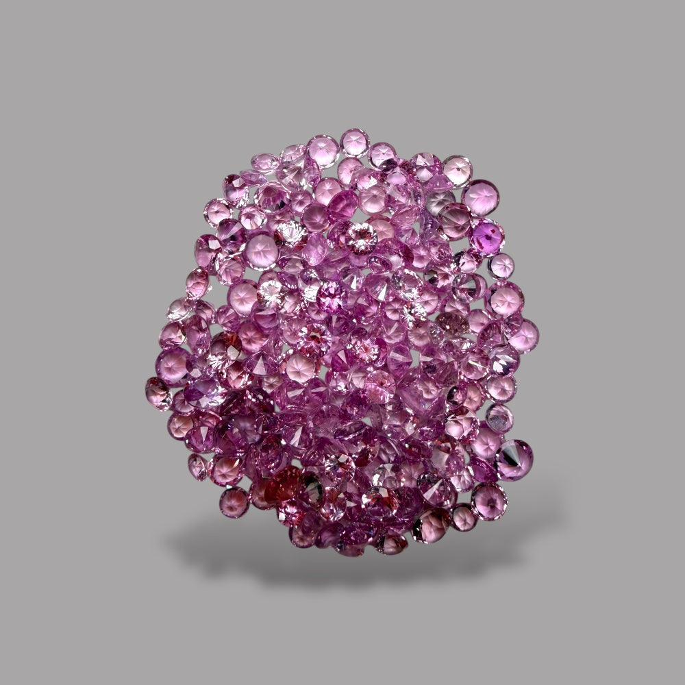 Natural Pink Sapphire Stone From 2-3 mm Size Price Per Carats (Total 100 Carats)