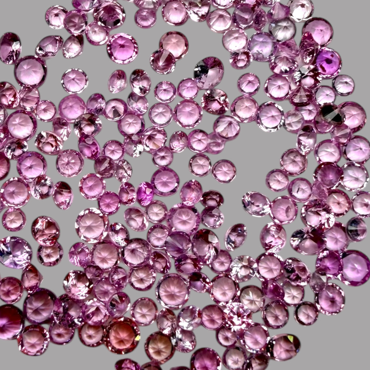 Natural Pink Sapphire Stone From 2-3 mm Size Price Per Carats (Total 100 Carats)