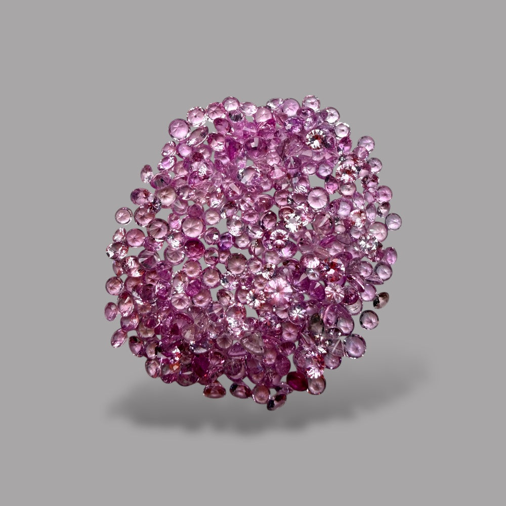 Natural Pink Sapphire Stone From 2-3 mm Size Price Per Carats (Total 90 Carats)