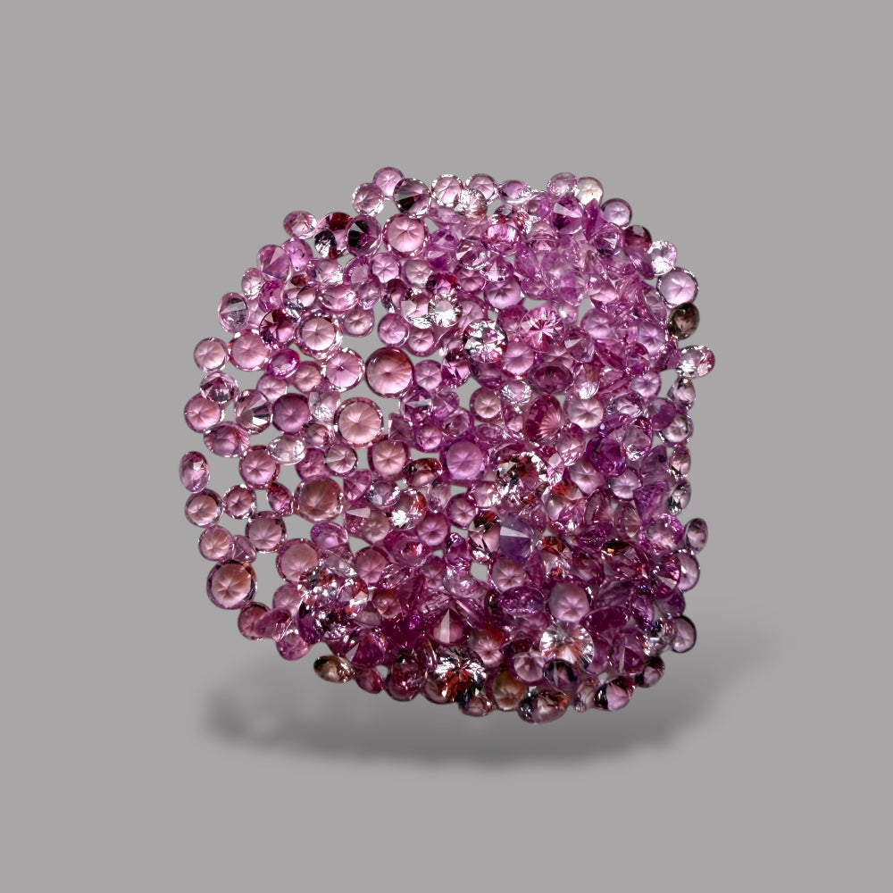 Natural Pink Sapphire Stone From 2-3 mm Size Price Per Carats (Total 200 Carats)