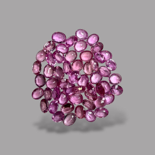 Natural Pink Sapphire Stone From 2mm - 7mm Size Price Per Carats (Total 23.05 Carats)