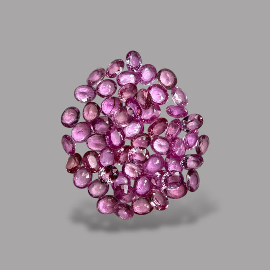 Natural Pink Sapphire Stone From 2mm - 7mm Size Price Per Carats (Total 24.23 Carats)