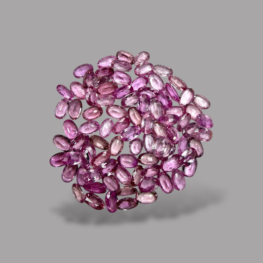 Natural Pink Sapphire Stone From 2mm - 7mm Size Price Per Carats (Total 25.30 Carats)
