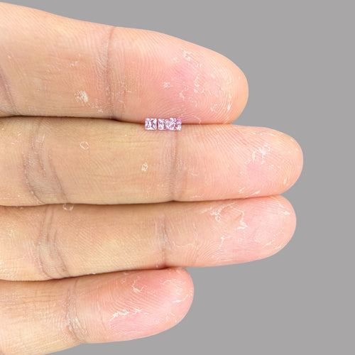 Natural Pink Sapphire Stone From 2 mm Size Price Per Carats (Total 25 Carats)