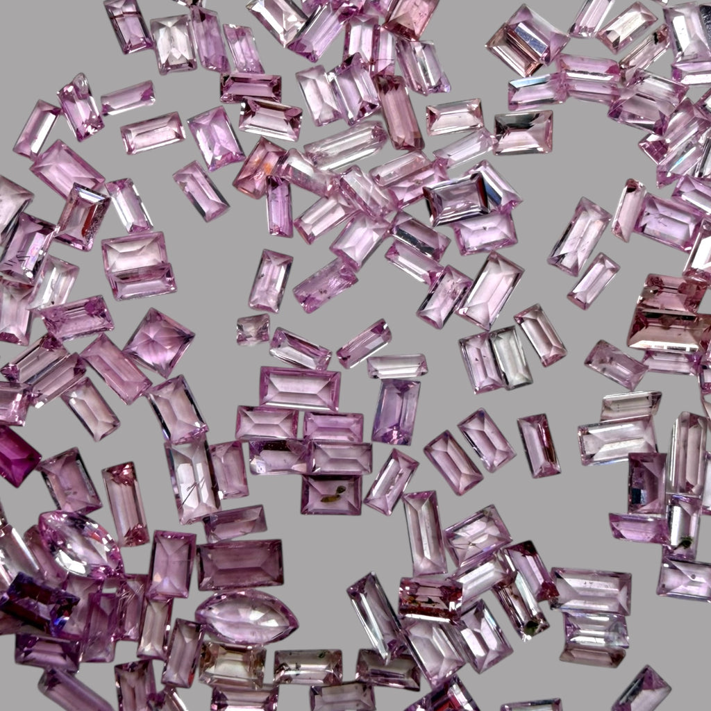 Natural Pink Sapphire Stone From 3-4 mm Size Price Per Carats (Total 30 Carats)