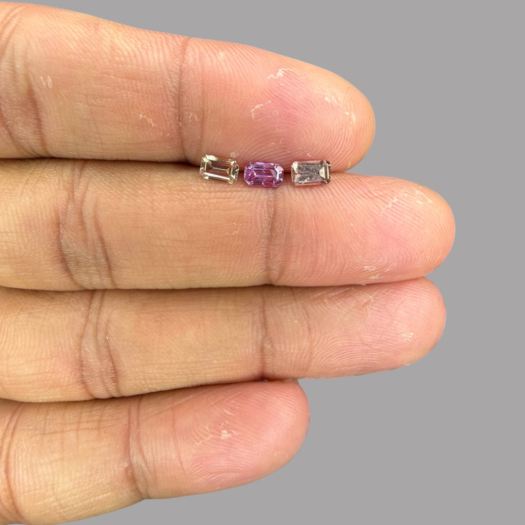 Natural Pink Sapphire Stone From 5 x 3 mm Size Price Per Carats (Total 15 Carats)