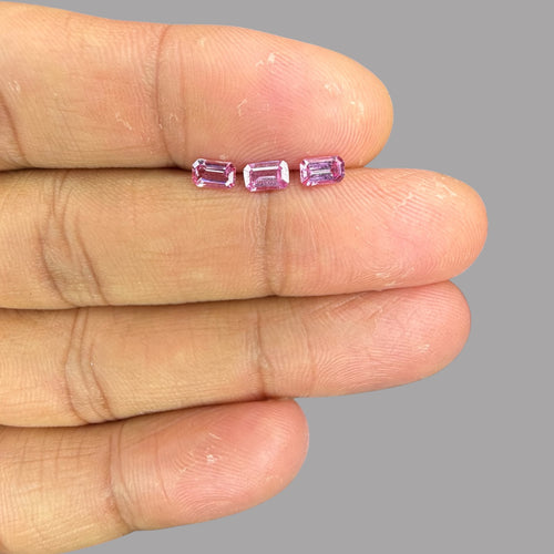 Natural Pink Sapphire Stone From 5 x 3 mm Size Price Per Carats (Total 20 Carats)