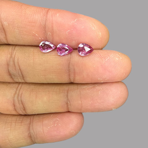 Natural Pink Sapphire Stone From 7 x 5 mm Size Price Per Carats (Total 39.55 Carats)
