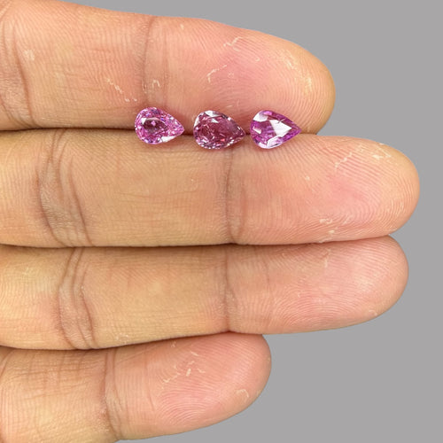 Natural Pink Sapphire Stone From 7 x 5 mm Size Price Per Carats (Total 40.55 Carats)