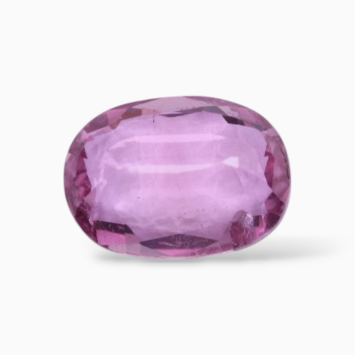 Natural Pink Sapphire Stone In Oval Shape 0.98 Carats & Size 7.3x5.2mm