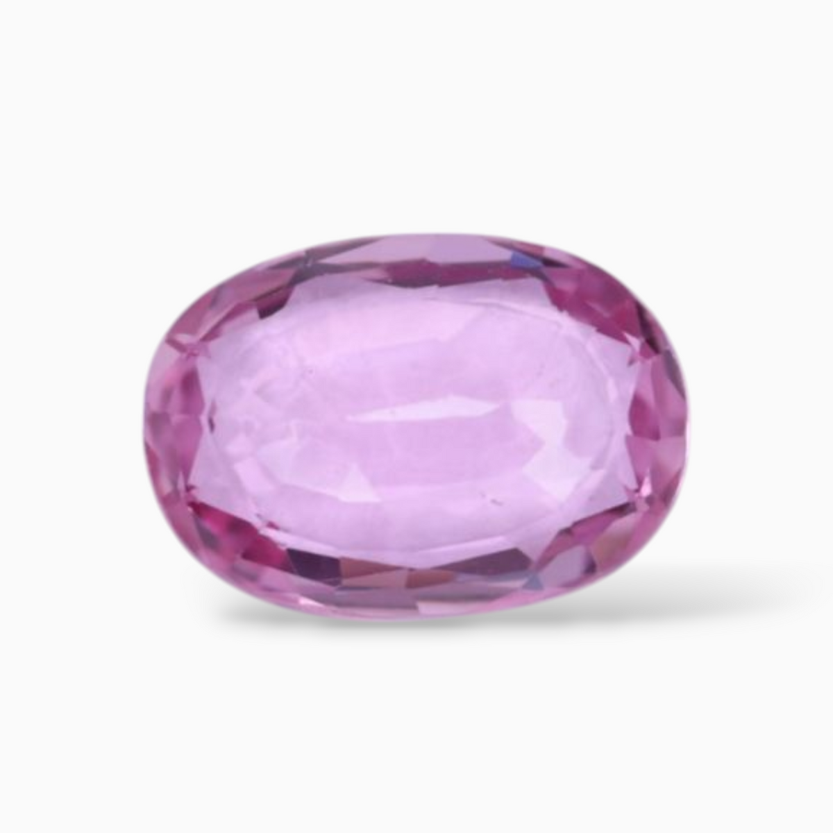 Natural Pink Sapphire Stone In Oval Shape 0.99 Carats & Size 7.2x5.1mm