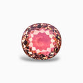 Natural Pink Tourmaline Stone 12.03 Carats Oval Shape (14.1 x 13.1 mm)