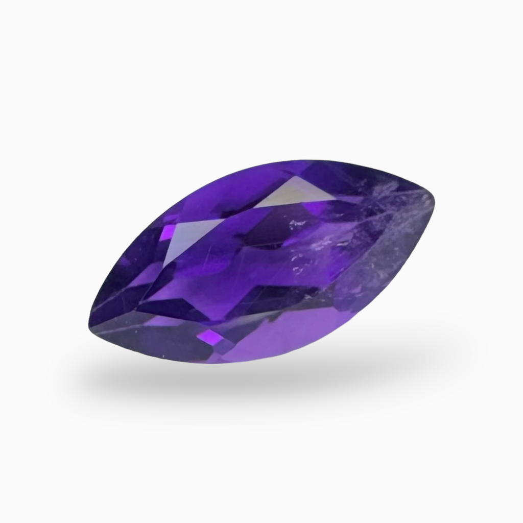 Natural Purple Amethyst Marquise 2 Carats , 12x6 mm
