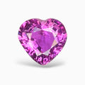Natural Purple Sapphire Heart Shape 2.02 Carats No Heat From Srilanka