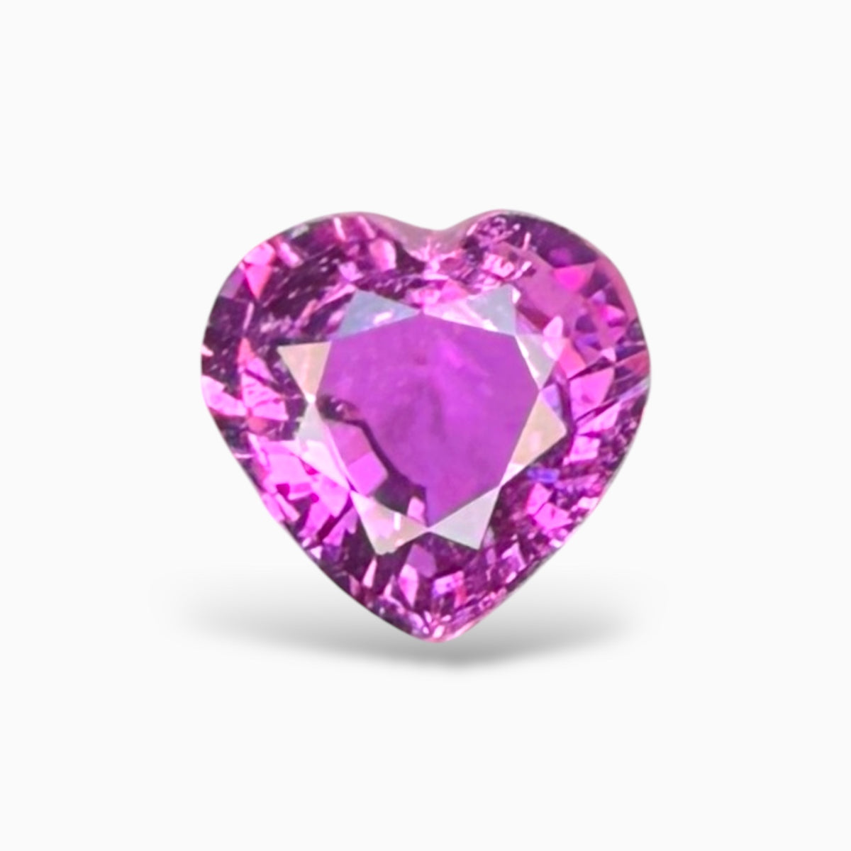 Natural Purple Sapphire Heart Shape 2.02 Carats No Heat From Srilanka