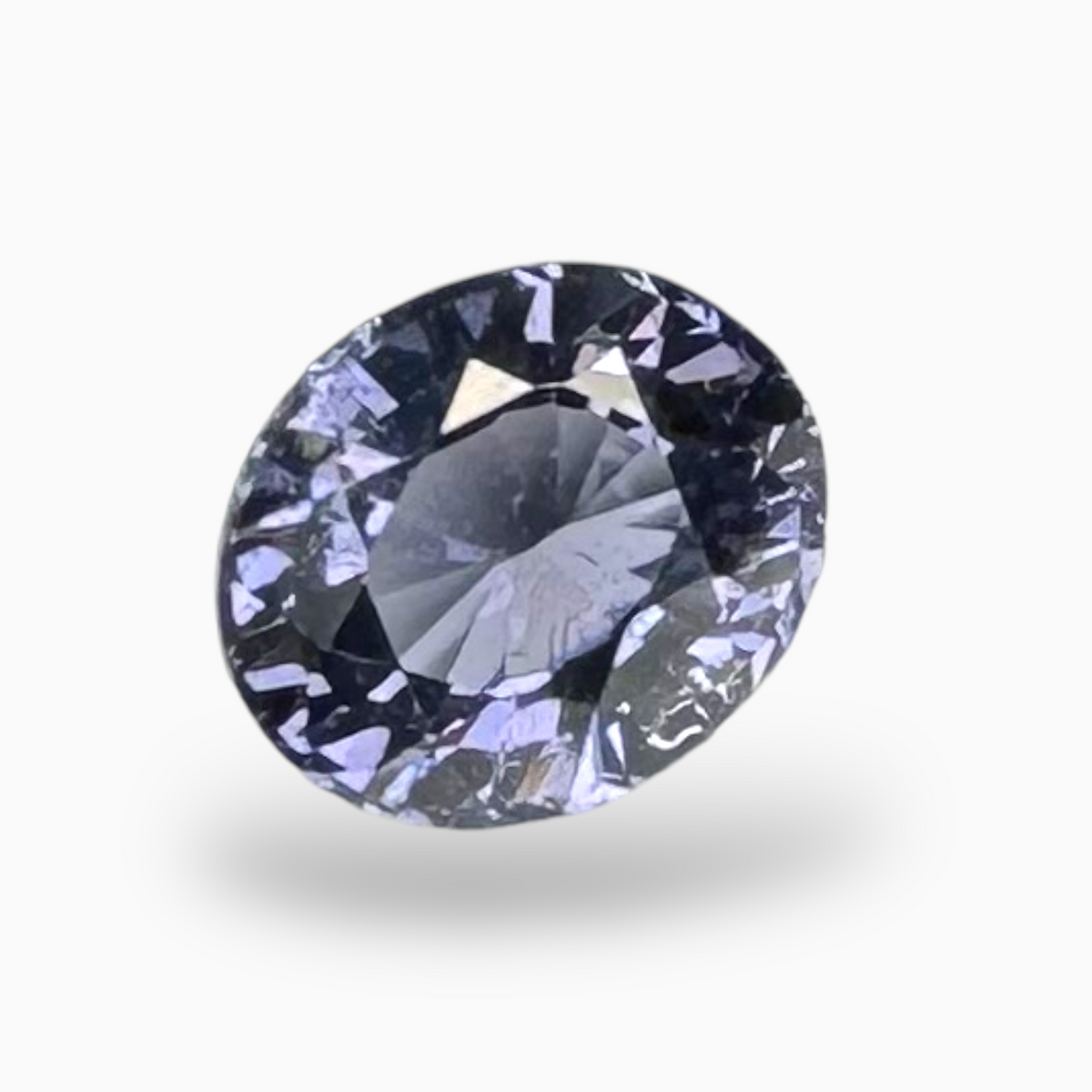 Natural Purple Spinel Stone 0.74 Carats Oval Cut (5.8x4.8mm)