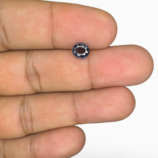 Natural Purple Spinel Stone 0.80 Carats Oval Cut (6x5.5 mm)