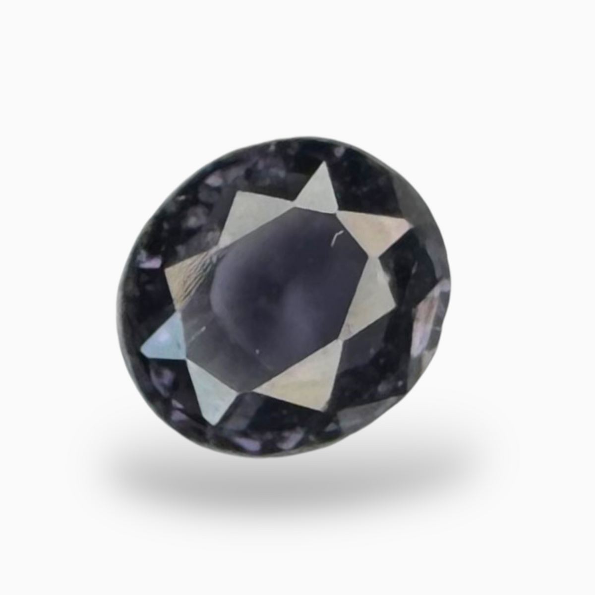 Natural Purple Spinel Stone 0.80 Carats Oval Cut (6x5.5 mm)