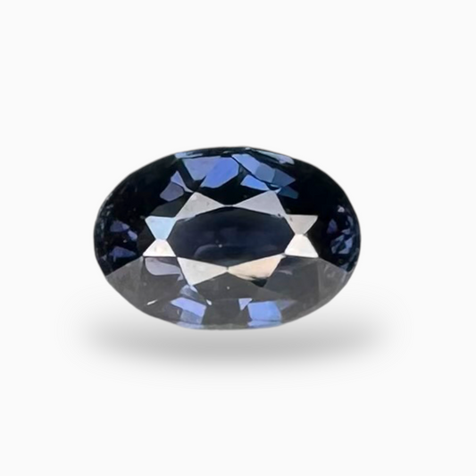 Natural Blue Spinel Stone 0.82 Carats Oval Cut (6.5x4.5mm)