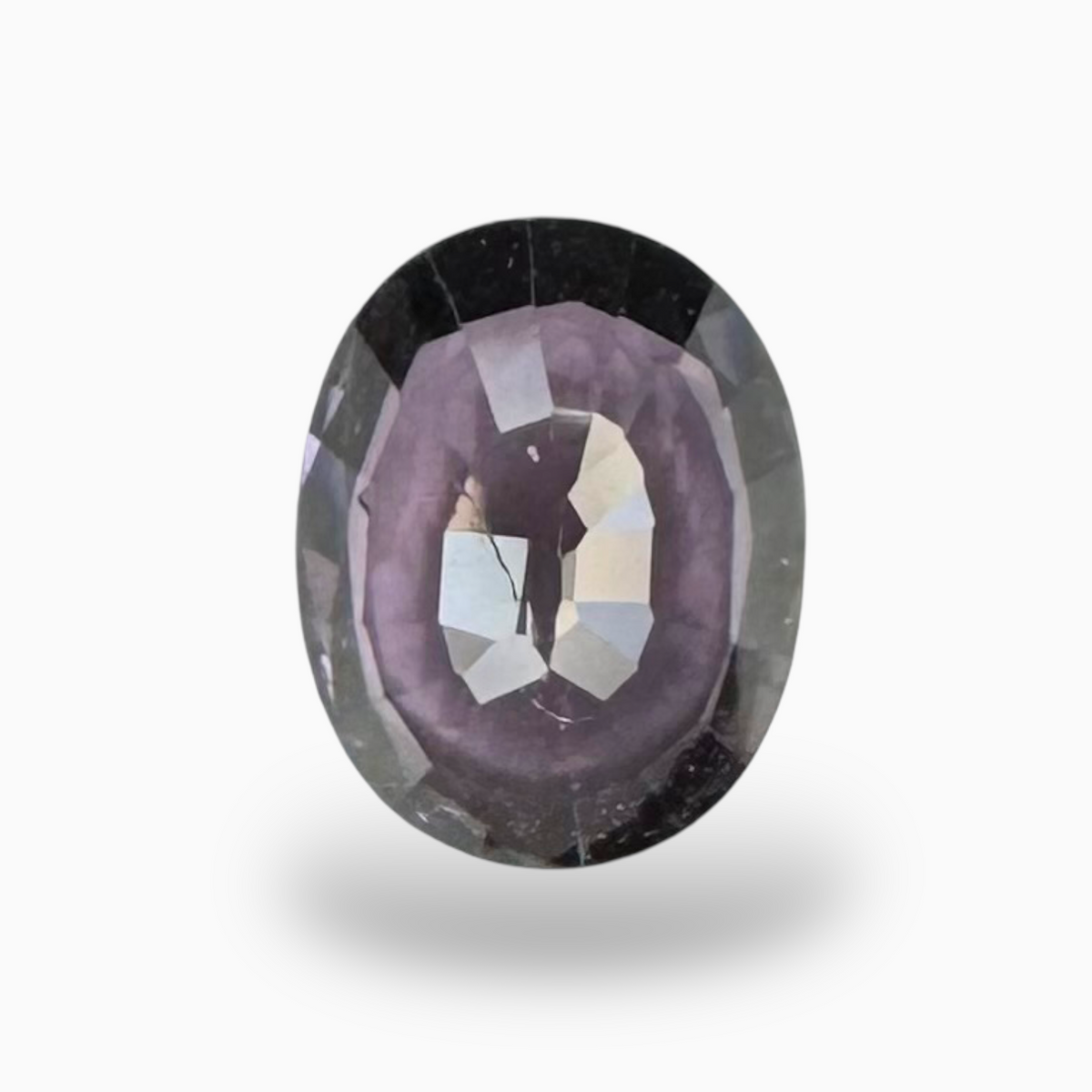 Natural Purple Spinel Stone 1.92 Carats Oval Cut (9 x 7 mm)