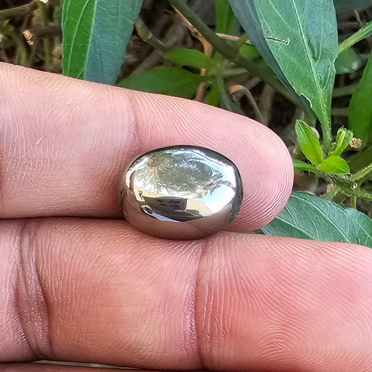 Natural Pyrite Healing Stone Oval Shape in 17.72 Carats for Sale