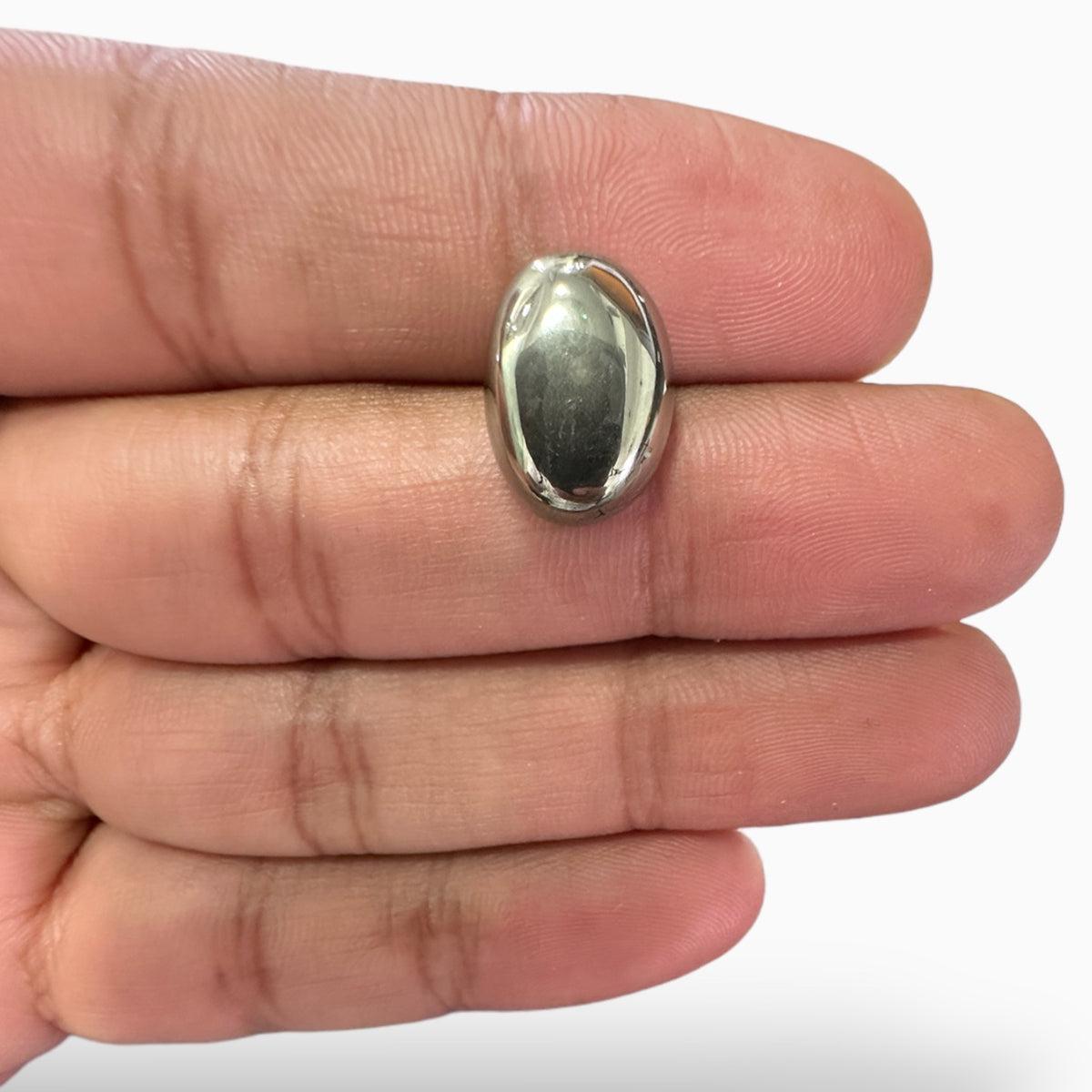 Natural Pyrite Healing Stone Oval Shape in 17.72 Carats for Sale