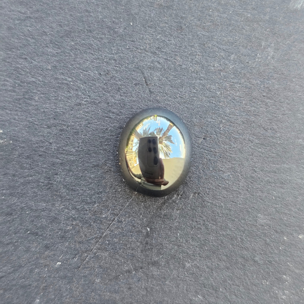 Natural Pyrite Stone for Healing Oval Shape in 8.30 Carats for Sale