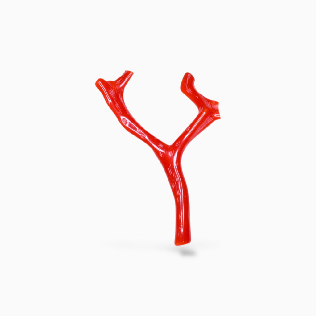 Natural Red Coral Rough With Polish 6.29 Carats