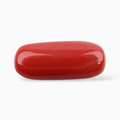 Best Quality Red Coral Mooga Stone 4.65 Carats In Oval Cabochon Shape 14.6x6.3mm Size