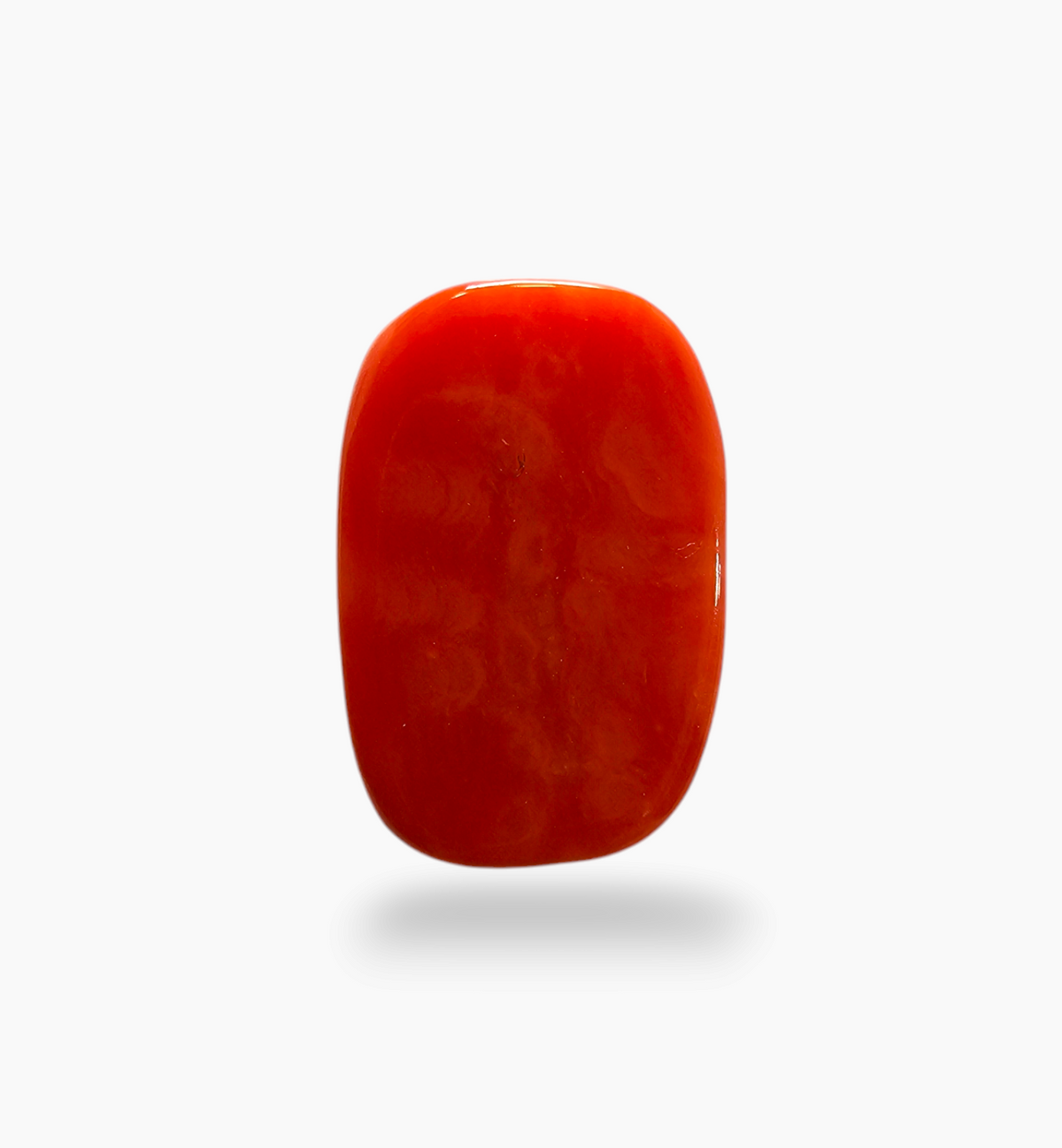 Natural Red Coral (Moonga) 9.26 Carats , 16.8 x 11.3mm