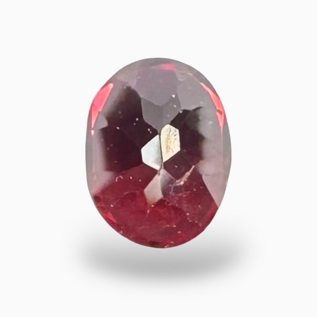 Natural Red Garnet Stone  5x4 mm 0.50 Carats Oval Cut