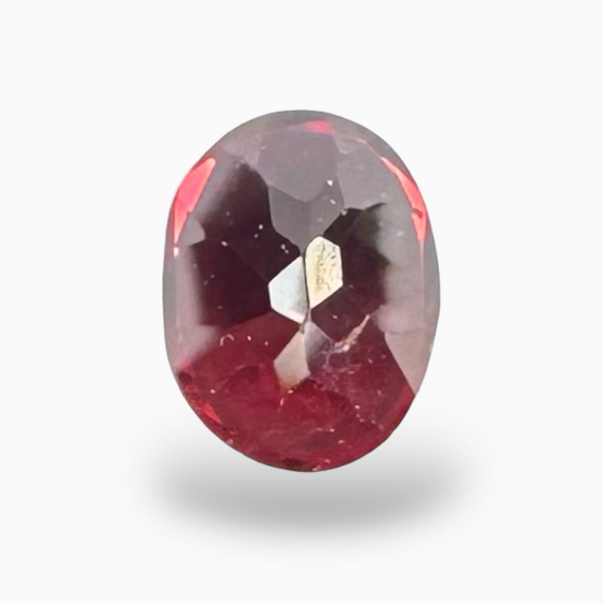 Natural Red Garnet Stone  5x4 mm 0.50 Carats Oval Cut