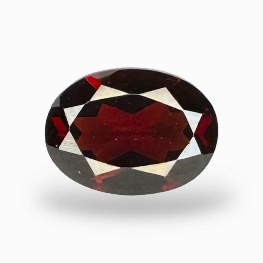 Natural Red Garnet Stone Oval 5x7 mm 0.80Carats