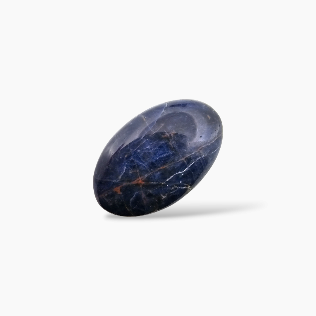 Natural Sodalite Stone 15.28 Carats Oval Cabochon Shape ( 24x15.5 mm )