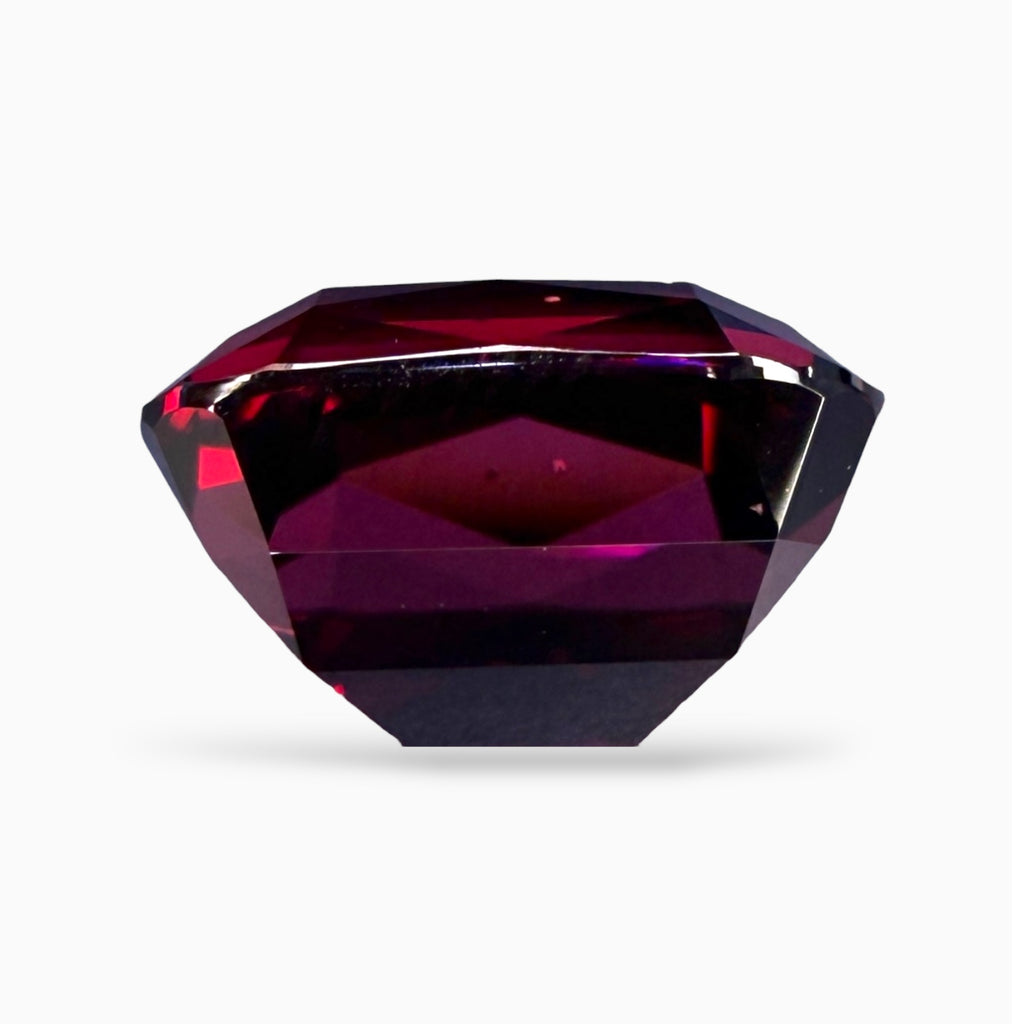 Natural Rhodolite Garnert stone Cushion Cut 8.12 Carats 12 x 9.5 mm