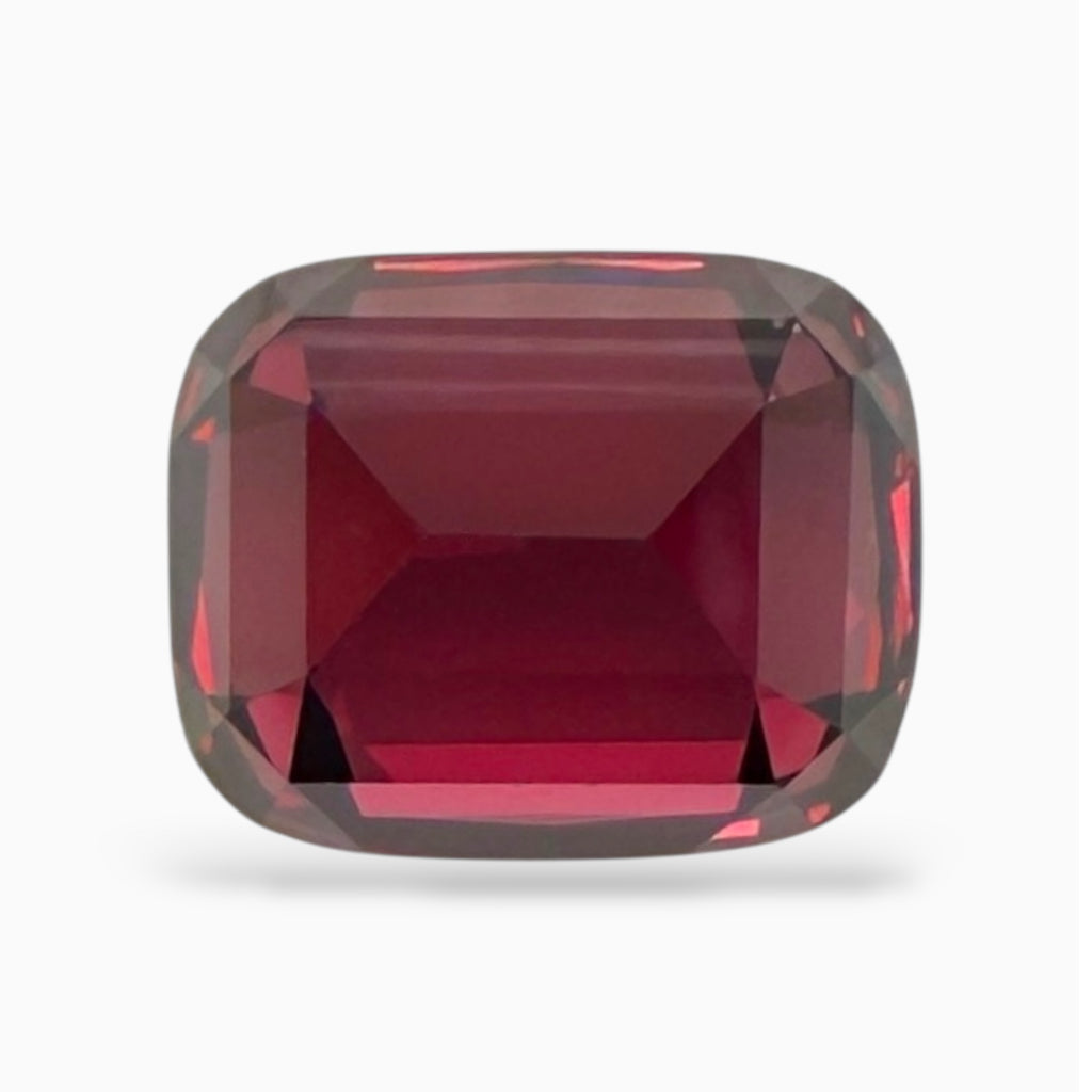 Natural Rhodolite Garnert stone Cushion Cut 8.12 Carats 12 x 9.5 mm