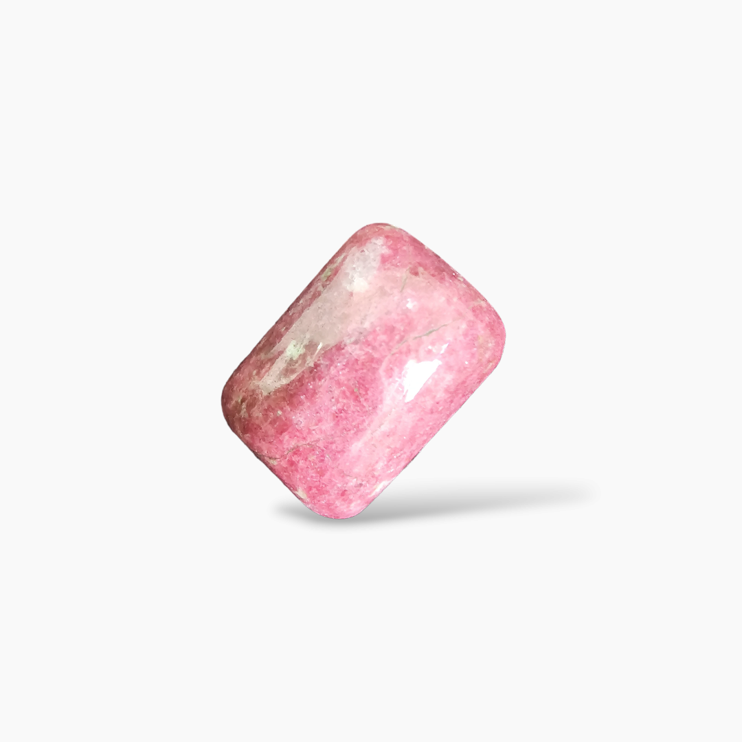 Natural Rhodonite Stone 8.73 Carats Cushion Cabochon Shape ( 14.5x10 mm )