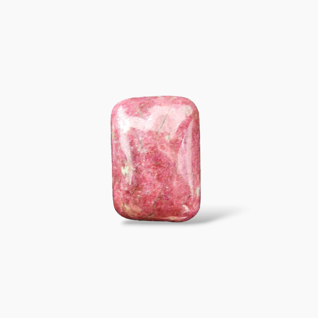 Natural Rhodonite Stone 8.73 Carats Cushion Cabochon Shape ( 14.5x10 mm )