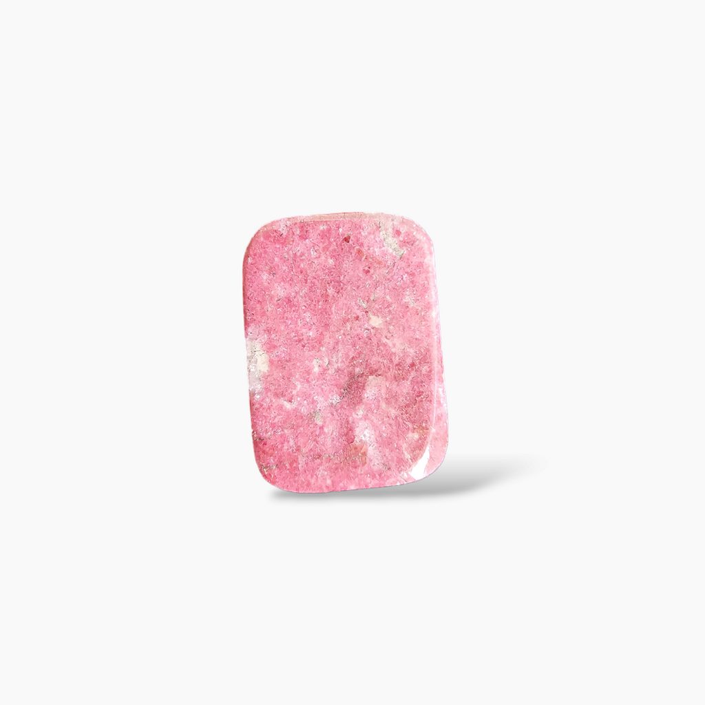 Natural Rhodonite Stone 8.73 Carats Cushion Cabochon Shape ( 14.5x10 mm )