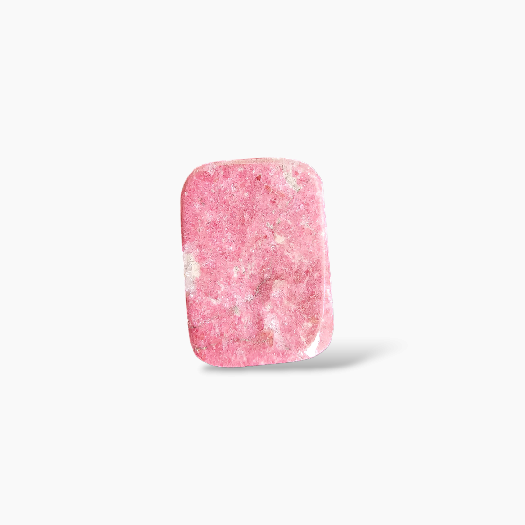 Natural Rhodonite Stone 8.73 Carats Cushion Cabochon Shape ( 14.5x10 mm )