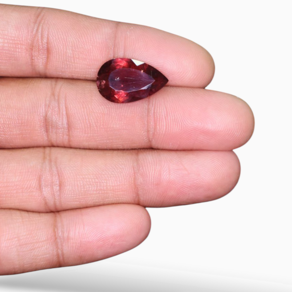 Natural Rubellite Tourmaline Stone 9.80 Carats 19.3x12.1mm