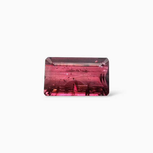 Natural Rubellite Tourmaline in Emerald Cut with 24 Carats for Sale