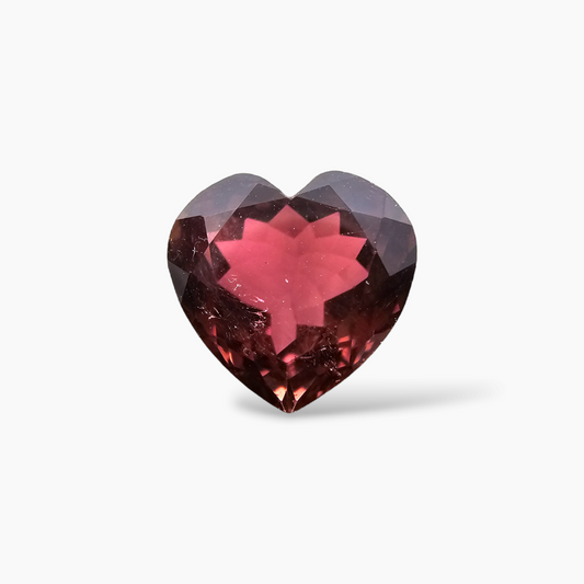 Natural Rubellite Tourmaline in Heart Shape with 2.9 Carats for Sale