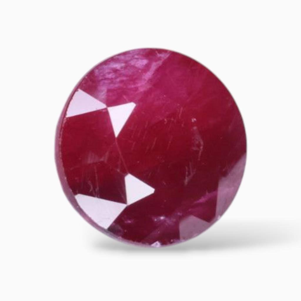 Natural Rubies For Sale In Round Shape 1.41 Carats 6.3mm Size
