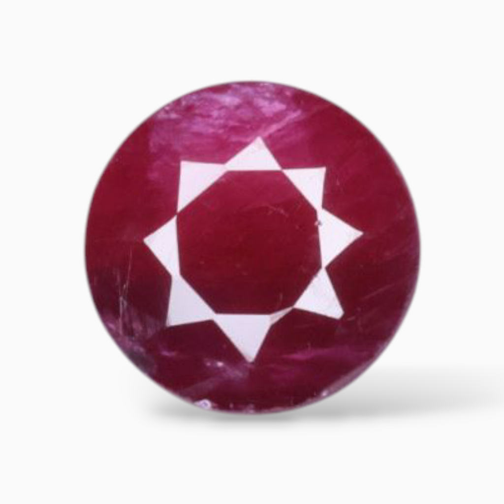 Natural Rubies For Sale In Round Shape 1.41 Carats 6.3mm Size