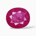 Natural Rubies Gemstone In Oval Shape 3.28 Carats 9.6x8.3mm Size